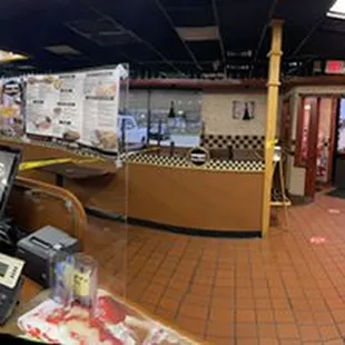 Inside of the restaurant