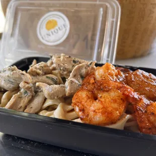 Unique Fettuccine and Sandwiches