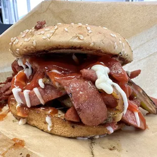 Sausage Chaos Sandwich
