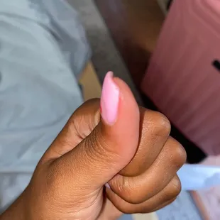 Chipped nails just the day after