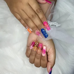 Full set acrylic and design by Jimmy