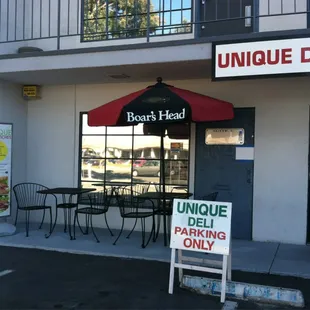 Front of the deli to find it.