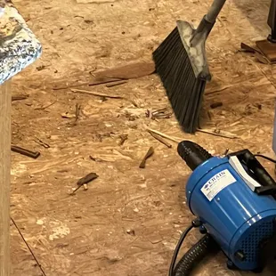 More water stains on the sub floor