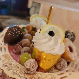 So pretty with sugared grapes