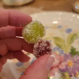 sugared grapes!