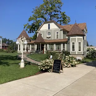 the front of the house