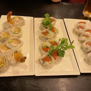 sushi, sushi and sashimi, sashimi, food