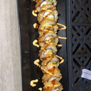 A. Shrimp, Crab and Avocado Tempura Roll