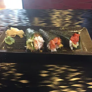 F. 3 Hand Rolls Sushi Special Lunch