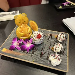 Dessert at Uni sushi.  Don&apos;t miss it.