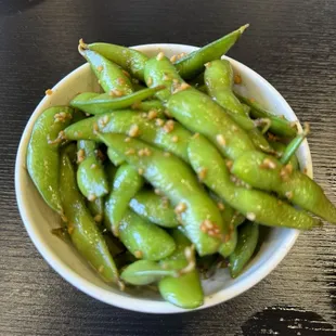 Garlic Edamame