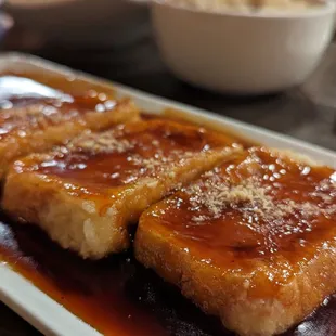 Fried sweet tofu