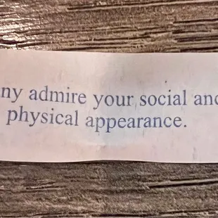 Very accurate Fortune Cookie.