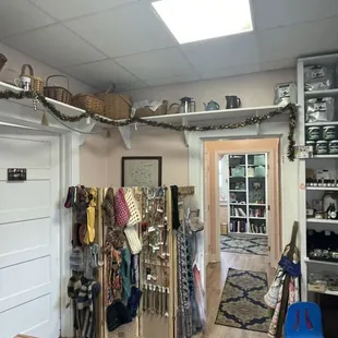 a view of a room with a variety of items