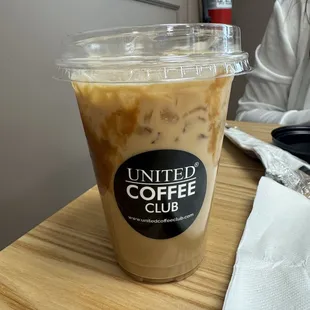 Cookie butter iced latte