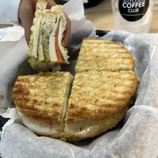 Ultimate grilled cheese sandwich