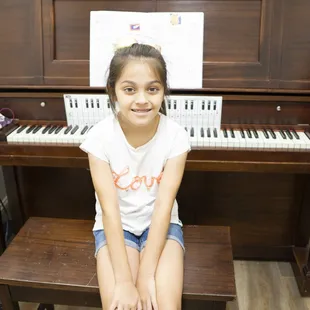 Piano lessons are so much fun!