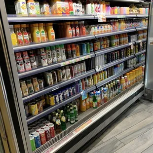  refrigerated refrigerator in a grocery store