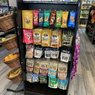 grocery store with a variety of snacks