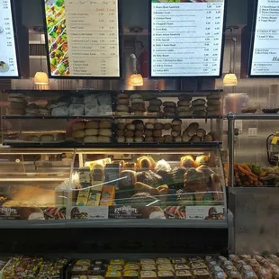 interior, bagels