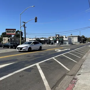 A very busy Washington Avenue but parking is easy
