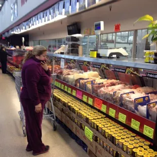 Meat &amp; Poultry section.