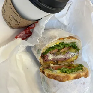 Pastrami sandwich in a jalapeño bego! Mmmmm ! So dreamy!