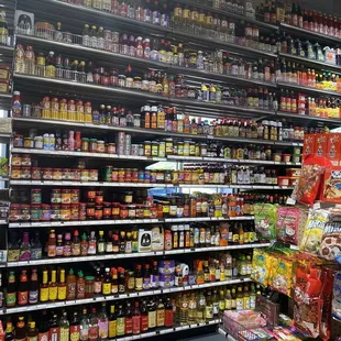 Excellent selection of sauces