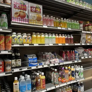 Beverage section