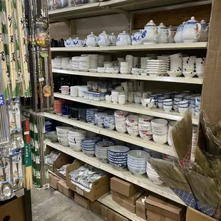 a wide selection of dishes