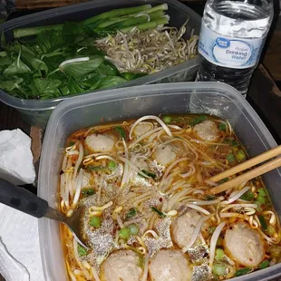 Katay Thai Keosourinha special combination homemade pho