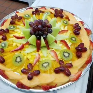 Fruit trays for any occasion available now at United Paleteria Stockton #2.