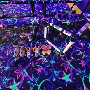 United Skates - skates, wrist protection, and kiddy bar rental