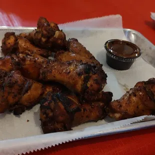 chicken wings and fried chicken, food