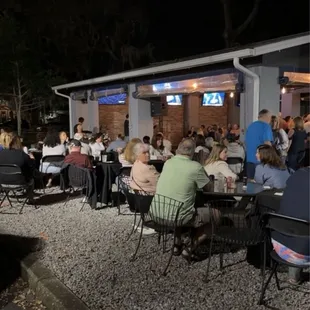 Good food and live music.