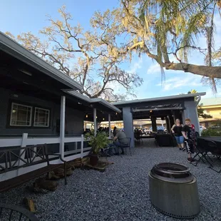 Outside seating!