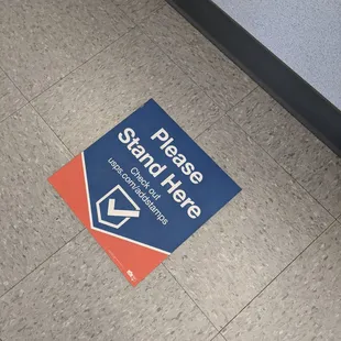 I didnt stand there! I wonder if the security camera caught me?