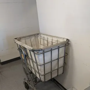 A tiskit a taskit a big postal basket