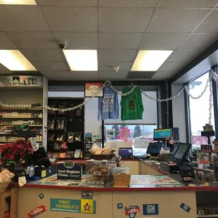 the inside of a store