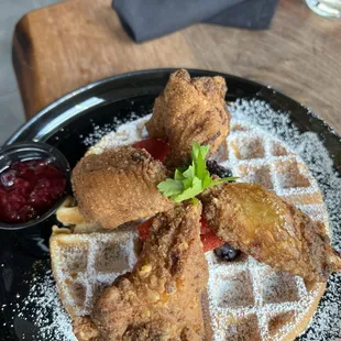 Chicken &amp; waffles