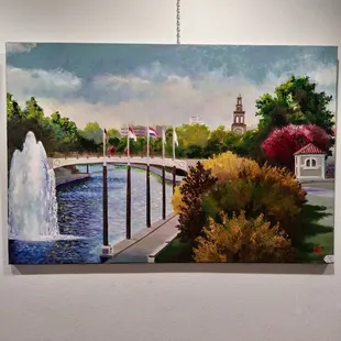 Artistic images in watercolors and oil by Fred Lapp.