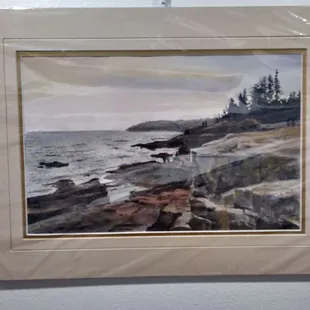 Fred Lapp.. watercolor and oil