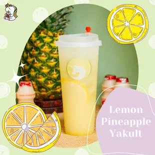 Lemon Pineapple Yakult
