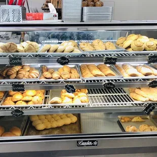 a variety of breads and pastries
