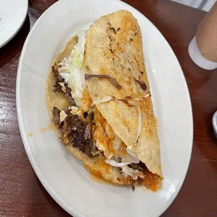 Doblada de carne