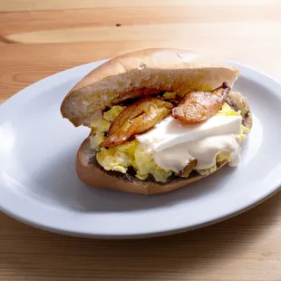 bagels, food