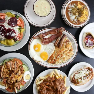 Many items to choose from