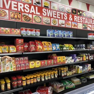 a woman shopping in a grocery store
