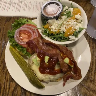 California Chicken Sandwich Arugula Salad California