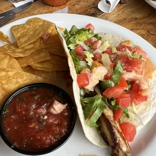 Blackened Tilapia Tacos (I ate 1)